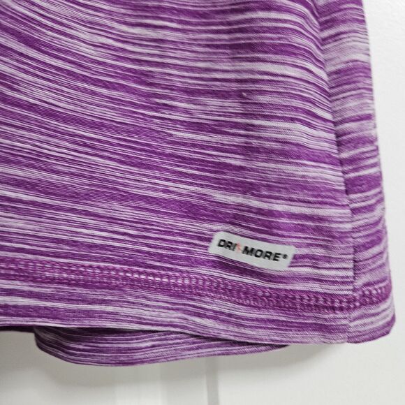 Danskin Now Fitted Racerback Tank Women's Small Purple Striped Activewear EUC - Picture 6 of 7